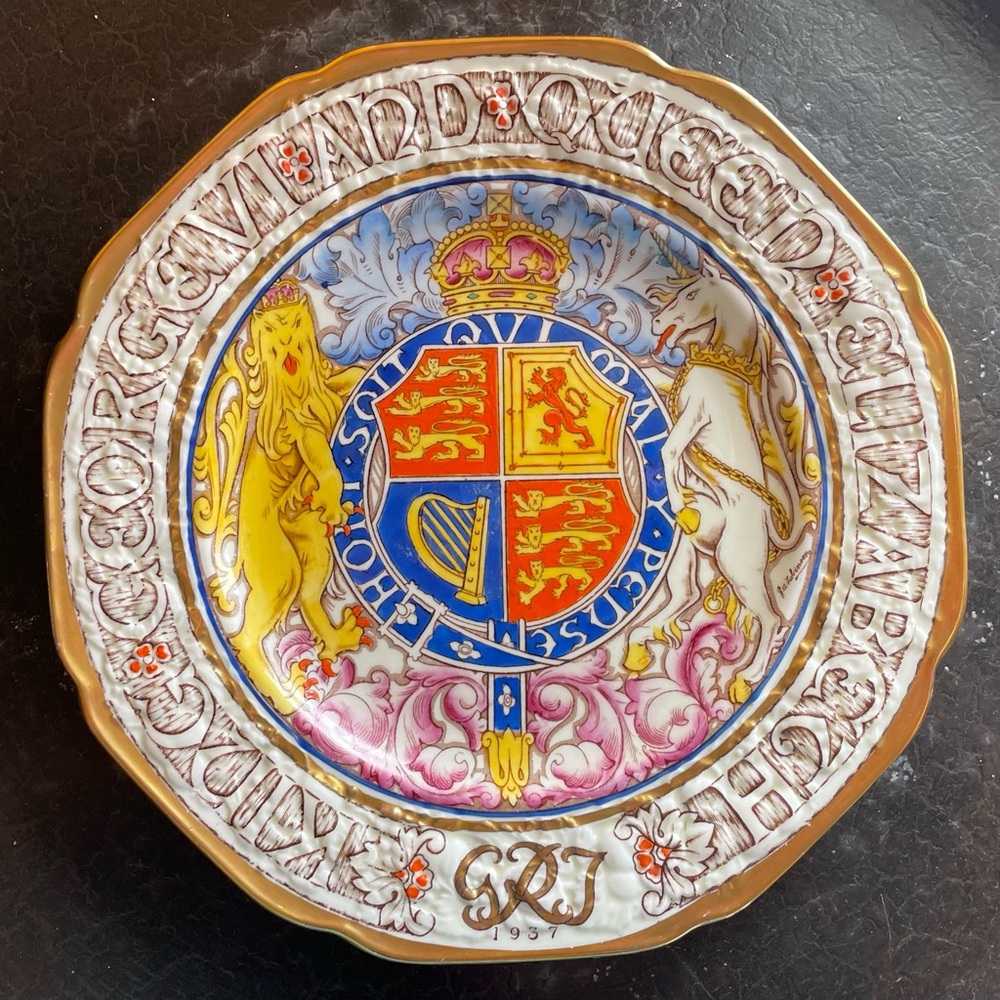 King George VIII 1937 Paragon Coronation Plate